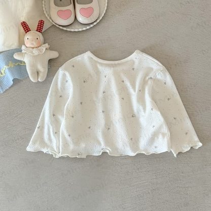 Baby Toddler Sweet Bow Ribbed Cardigan - image 5