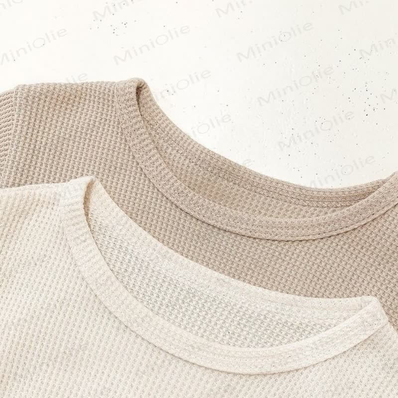 Baby Bear Pocket Waffle Top and Pants 2-piece Set - image 5