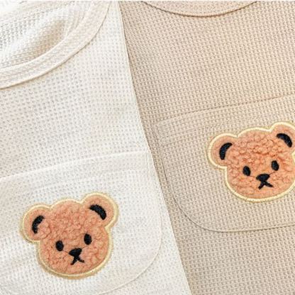 Baby Bear Pocket Waffle Top and Pants 2-piece Set - image 6