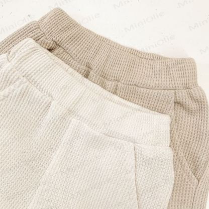 Baby Bear Pocket Waffle Top and Pants 2-piece Set - image 9
