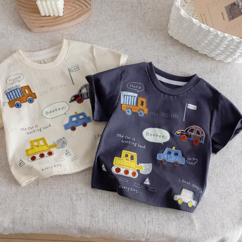 BEEEEP Toddler Cartoon Car Print T-Shirt - image 2
