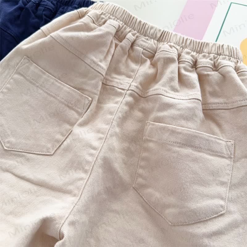 Toddler Bear and Truck Patch Casual Pants - image 5