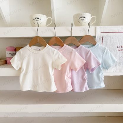 Toddler Kid Girls Ribbed Tee and Pants 2-piece Set - image 8
