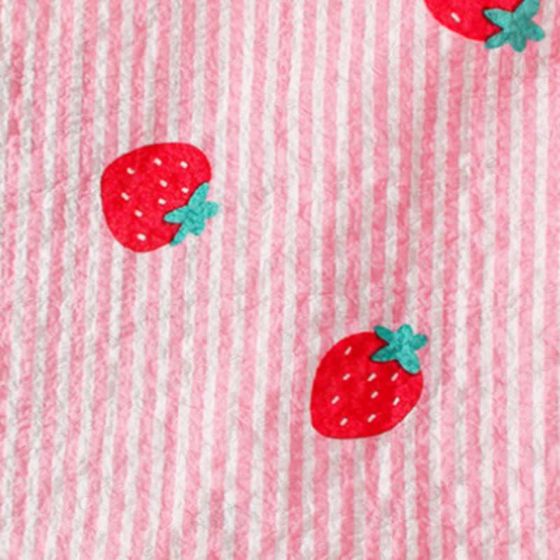 Toddler Girl Pink Strawberry Sleeveless Top and Pants 2-piece Set - image 6