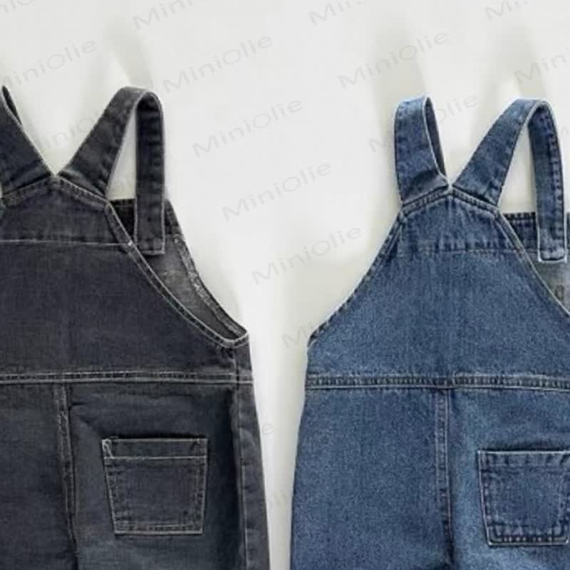 Baby Toddler Denim Pocket Overalls - image 5