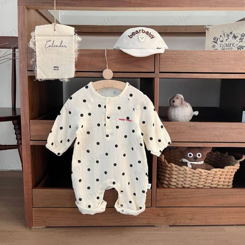 HAPPY BABY Polka Dot Romper - image 4