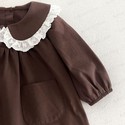 Toddler Girl Lace Collar Dress - image 13