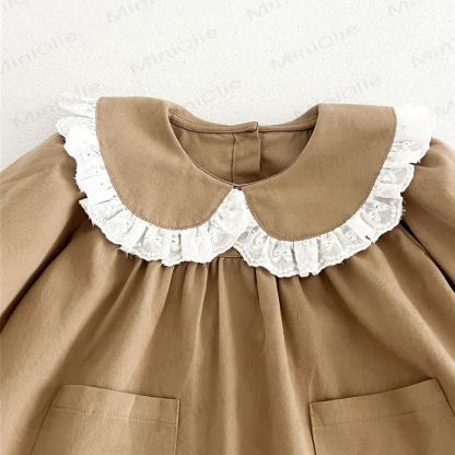 Toddler Girl Lace Collar Dress - image 8