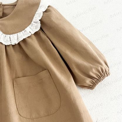 Toddler Girl Lace Collar Dress - image 9