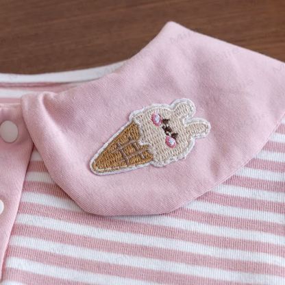 ICE CREAM Toddler Girl Striped Long Sleeve T-Shirt - image 6