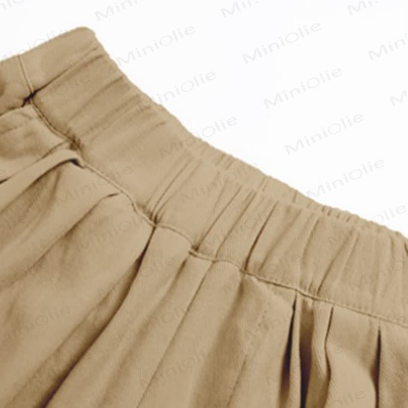 Toddler Boys Solid Color Relaxed Balloon Pants - image 4