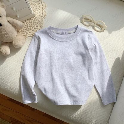 Toddler Kid Stripe Long Sleeve T-Shirt - Light Gray - 10-11T - image 10