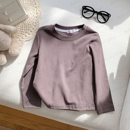 Toddler Kid Stripe Long Sleeve T-Shirt - Dark Gray - 10-11T - image 11