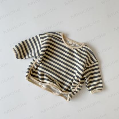 Baby Toddler Stripe T-Shirt - Gray - 6-7T - image 5
