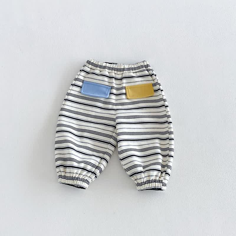 SMILE Colorblock Stripe Baby Romper/Set - image 9