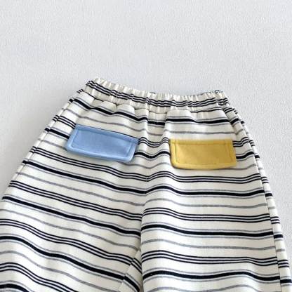 SMILE Colorblock Stripe Baby Romper/Set - image 15