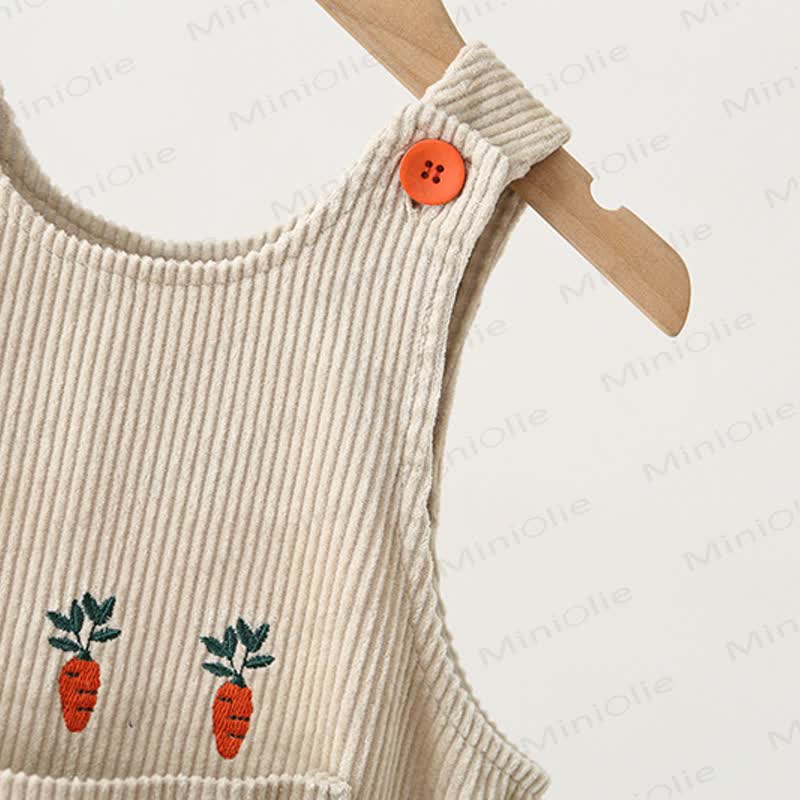 Baby Carrot Pocket Corduroy Overalls - image 5