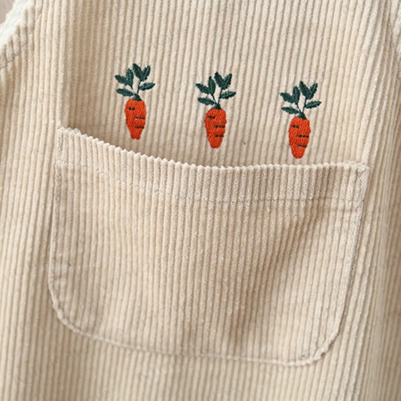 Baby Carrot Pocket Corduroy Overalls - image 7