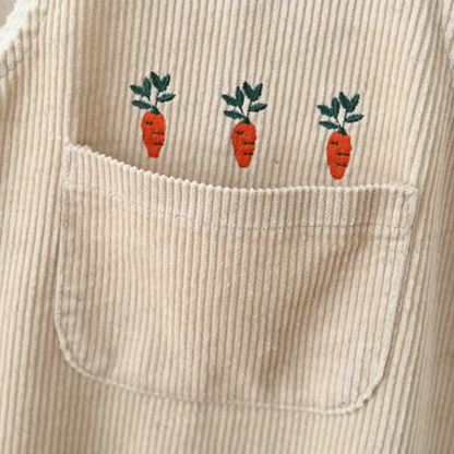 Baby Carrot Pocket Corduroy Overalls - image 7