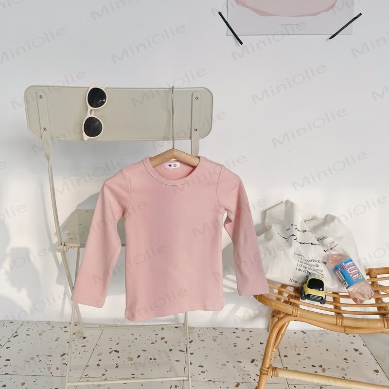 Toddler Casual Crew Neck Long Sleeve Shirt - Dusty Pink - 10-11T - image 8