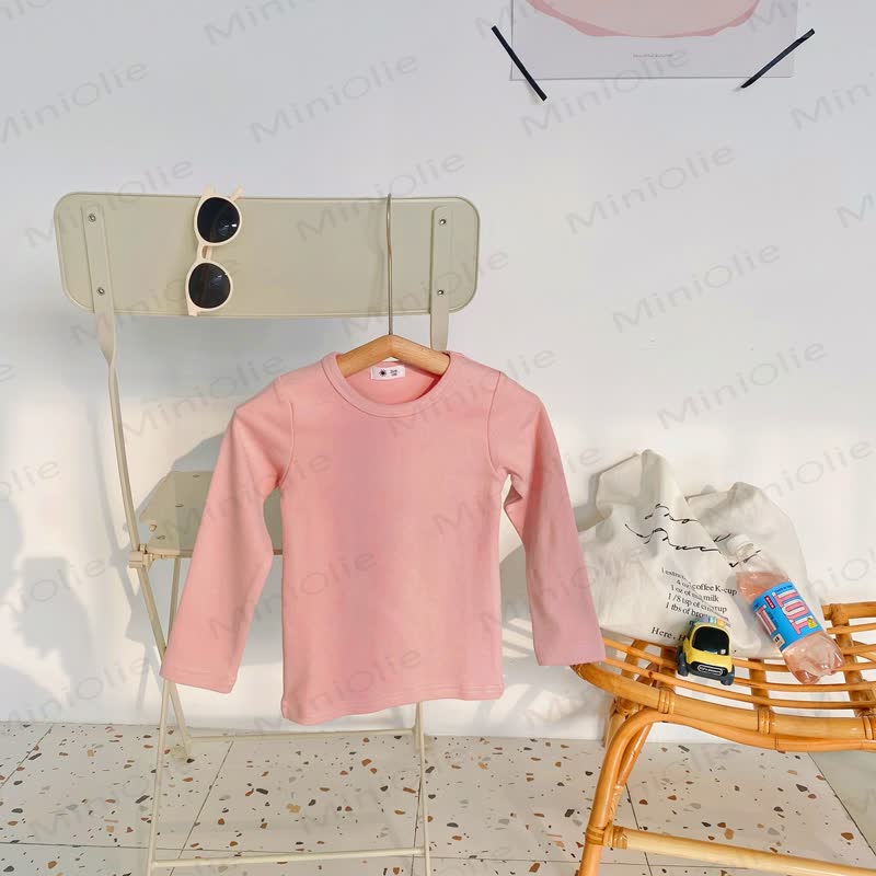 Toddler Casual Crew Neck Long Sleeve Shirt - Soft Pink - 10-11T - image 27