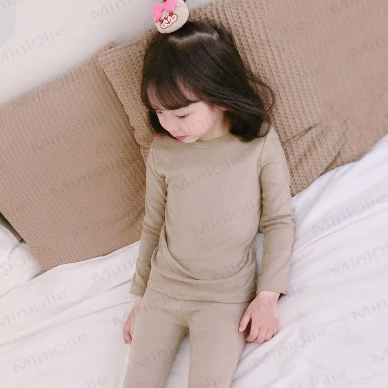Toddler Casual Crew Neck Long Sleeve Shirt - Latte - 10-11T - image 32