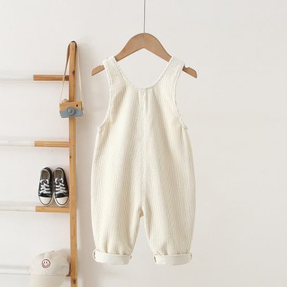 HAPPY DAY Toddler Baby Corduroy Pocket Overalls - image 4