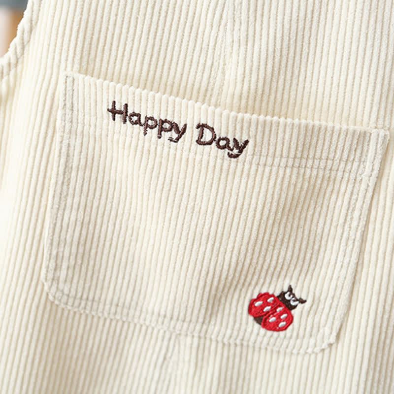 HAPPY DAY Toddler Baby Corduroy Pocket Overalls - image 7