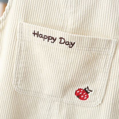 HAPPY DAY Toddler Baby Corduroy Pocket Overalls - image 7