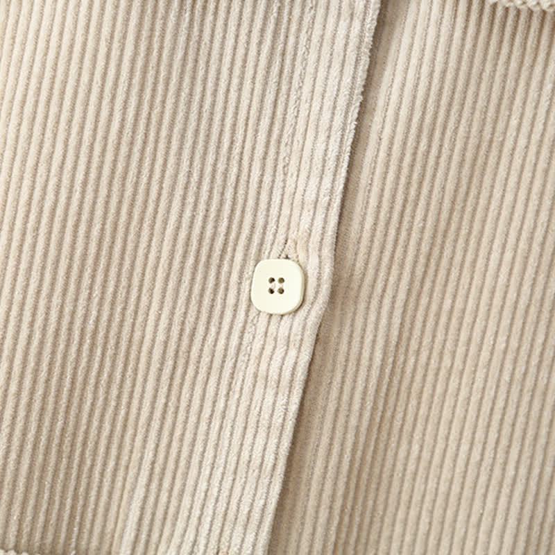 Baby Toddler Girls Mushroom Corduroy Peter Pan Collar Overalls - image 7