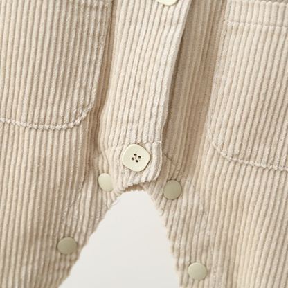Baby Toddler Girls Mushroom Corduroy Peter Pan Collar Overalls - image 8