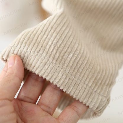 Toddler Baby Dog Corduroy Pocket Roll Cuff Overalls - image 8
