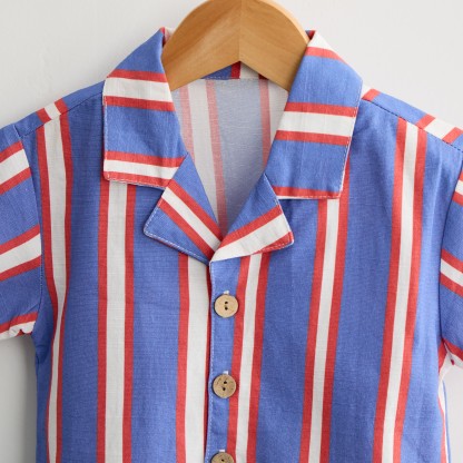 Toddler Boys Striped Shirt and Shorts 2-piece Set - image 8