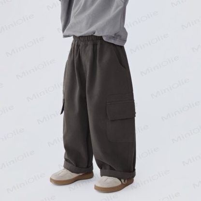 Toddler Gray Relaxed Cargo Pants - image 3