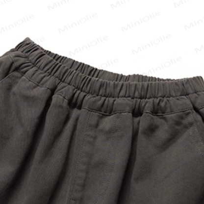 Toddler Gray Relaxed Cargo Pants - image 4