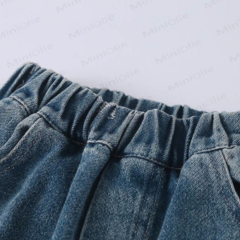 Toddler Horse Print Denim Pants - image 6
