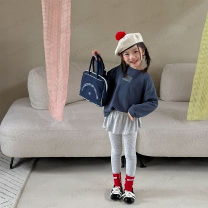 Toddler Girl Soft Cotton Pants - image 3