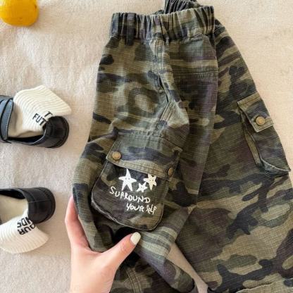 Toddler Boys Classic Relaxed Camo Cargo Pants - image 4