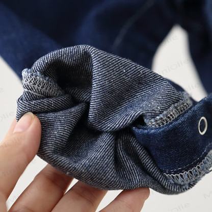 Baby Toddler Vintage Indigo Denim Pocket Overalls - image 10