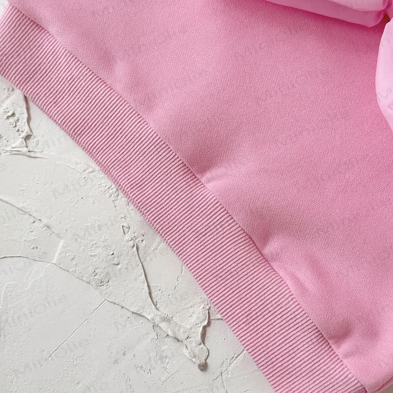 Baby Pink Bow Sweatshirt and Polka Dot Leggings Set - image 5