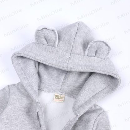 Baby Little Ears Hooded Zip Romper - image 21