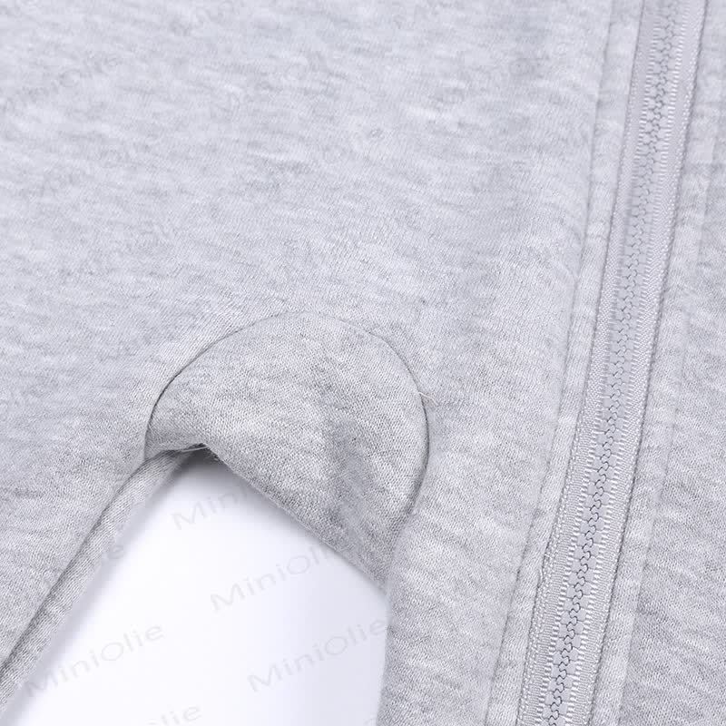 Baby Little Ears Hooded Zip Romper - image 25