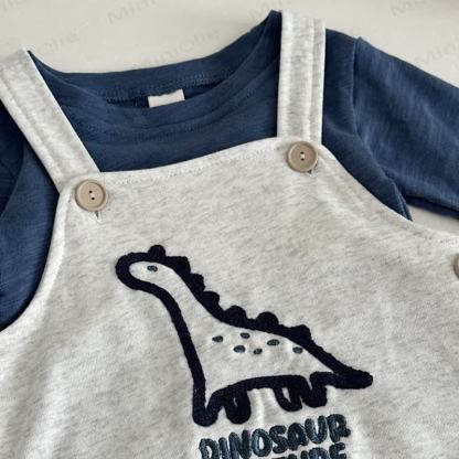 DINOSAUR VENTURE Baby Long Sleeve Tee and Overalls Set - image 4