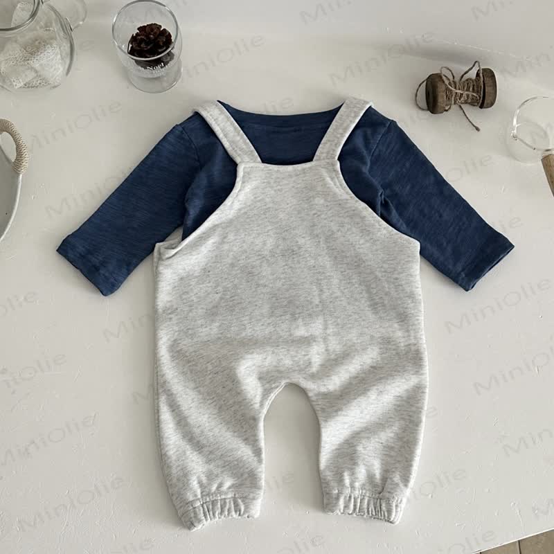 DINOSAUR VENTURE Baby Long Sleeve Tee and Overalls Set - image 3