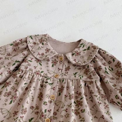 Baby Peter Pan Collar Long Sleeve Romper - image 5