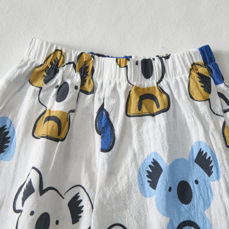 Baby Toddler White Koala Shirt and Shorts 2-piece Set - image 5