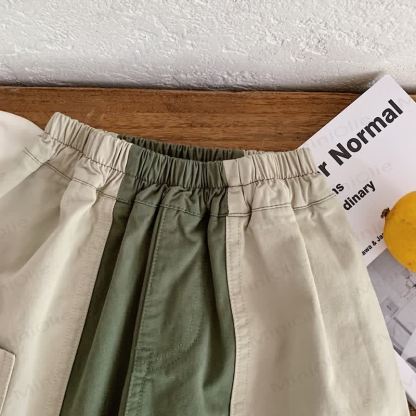Toddler Baby Color Block Cargo Pants - image 3