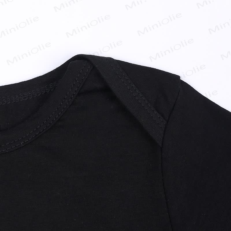 Baby Halloween Bat Wing Black Cotton Romper and Hat - image 7