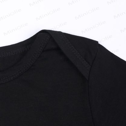 Baby Halloween Bat Wing Black Cotton Romper and Hat - image 7