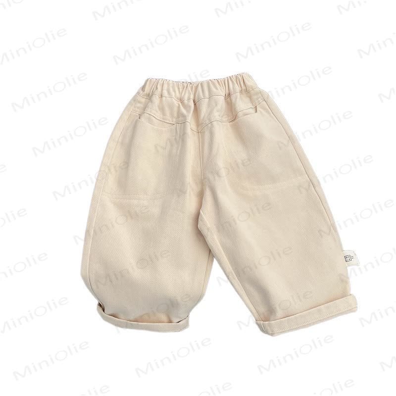 Baby Toddler Colorblock Half Zip Sweater or Denim Pants - Beige - 3-4T - image 5